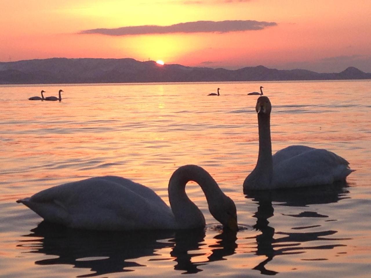Отель Lakeside Banko Inawashiro Экстерьер фото
